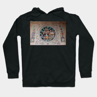 Chinese temple building ornate in Georgetown Hoodie